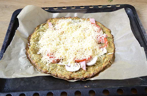 пицца из кабачков в духовке рецепт фото 9